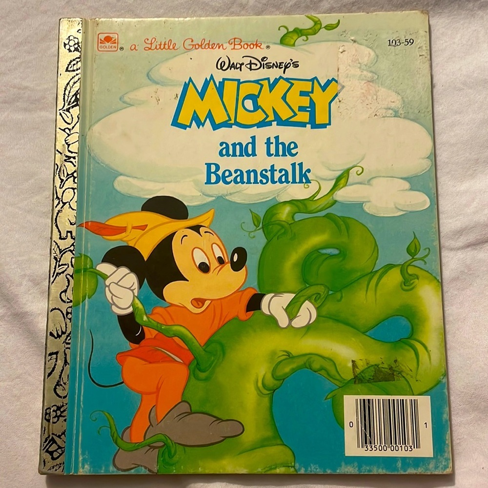 VINTAGE Children’s Book 📚 Walt Disney’s✨Mickey And The Beanstalk
